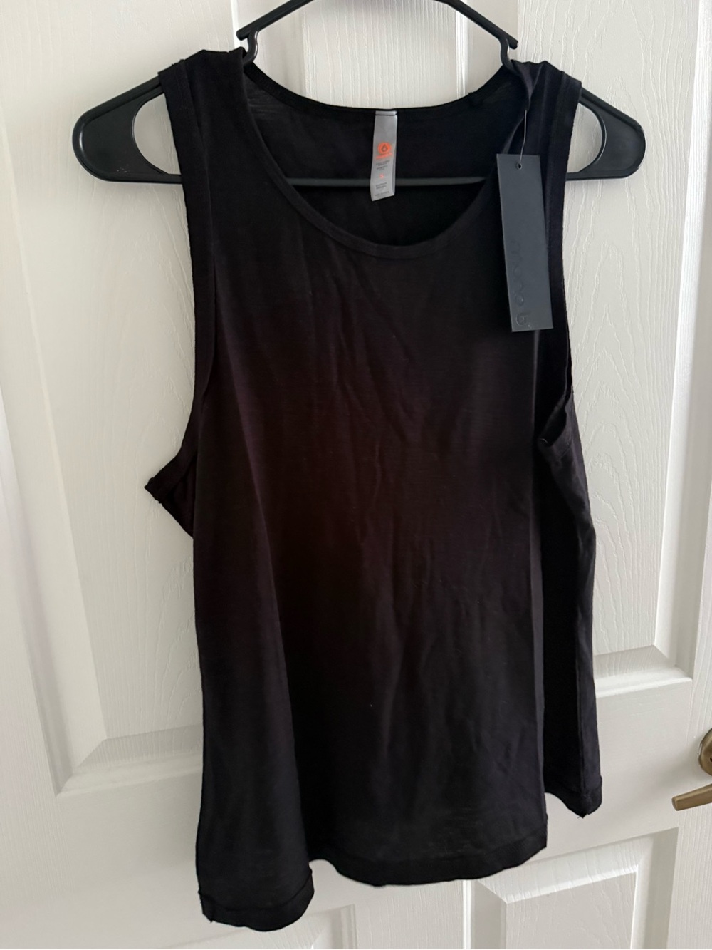 Black Sleeveless Tank Top - Womens